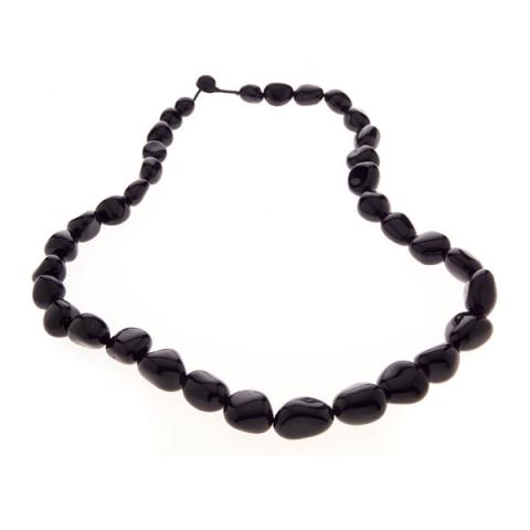 Pebble Long stone necklace
