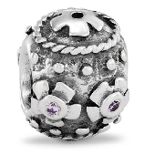 Pandora Silver Easter Egg Charm with Gem