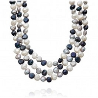 Multi Coloured Pearl Necklace