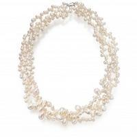 Three Strand Pearl Necklace