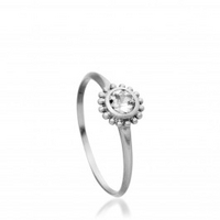 White Sapphire Palace Ring