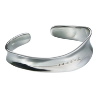 Embrace Silver Bangle