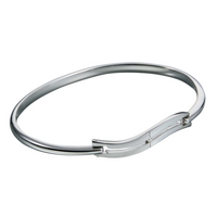 Crest Silver Bangle