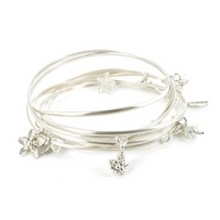 Daisy Chain Charm Bangles