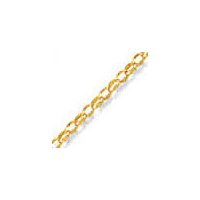 Ladies Diamond Cut Oval Belcher Chain Bracelet